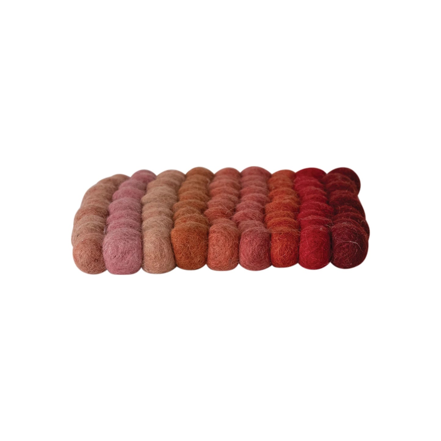 Handmade Wool Felt Ball Trivet