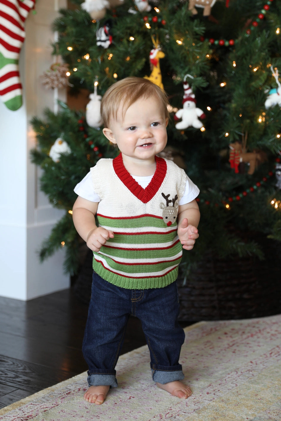 Kids Reindeer Vest
