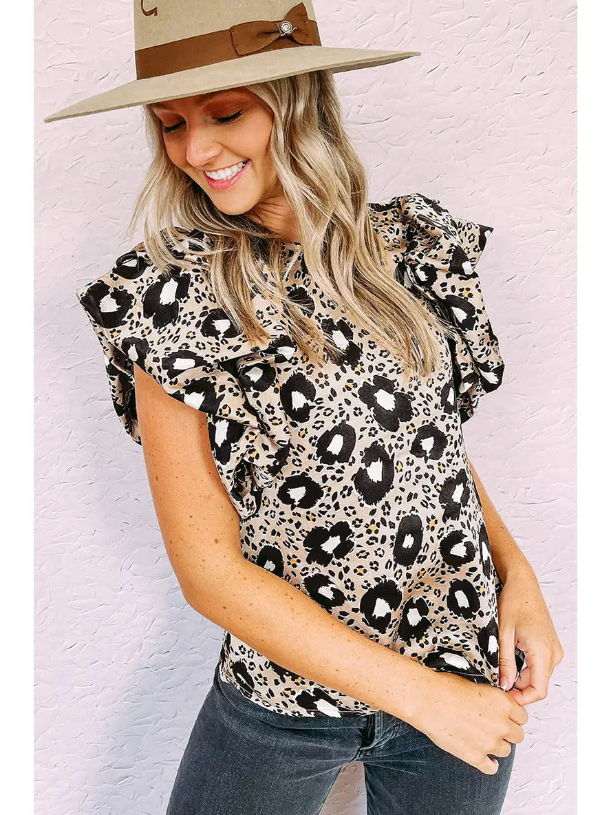 Leopard Frenzi Blouse