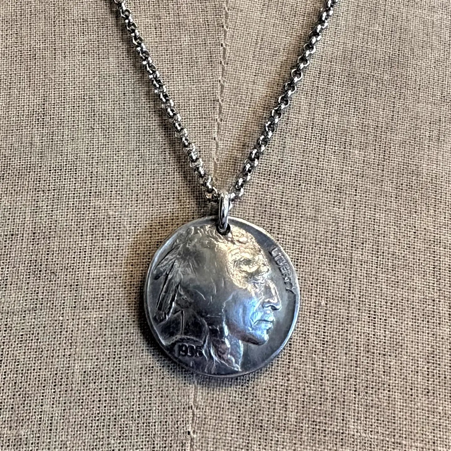 Indian Head Nickel Necklace