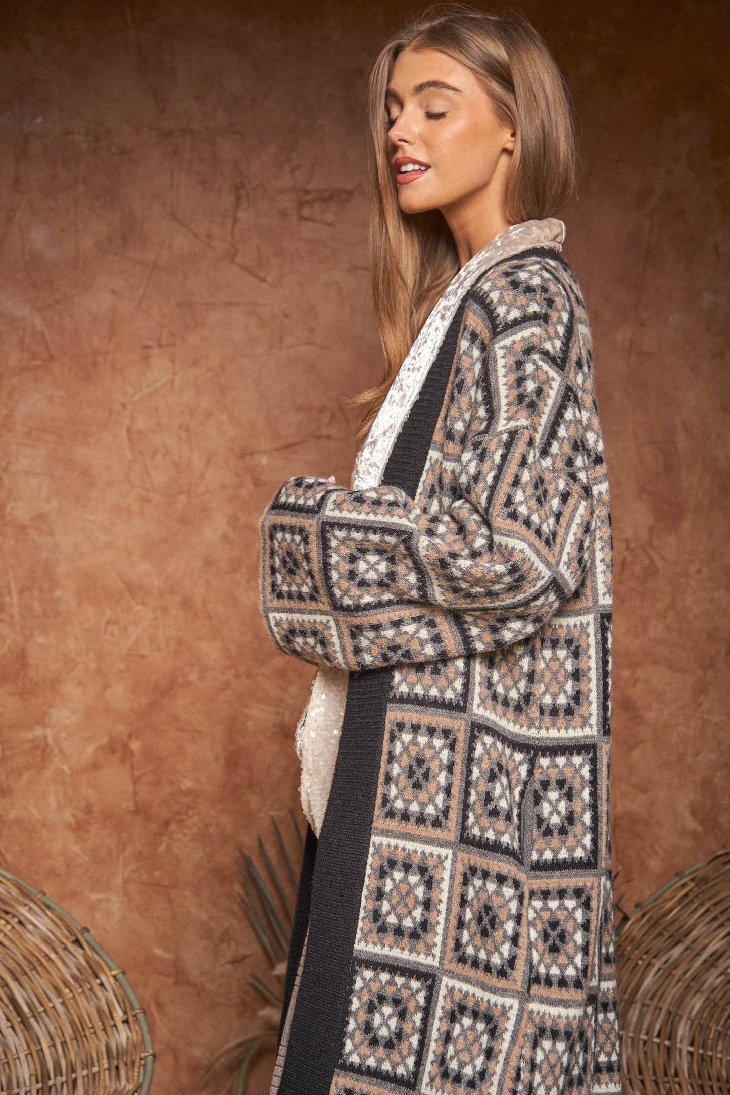 Granny Square Inspired Open Duster