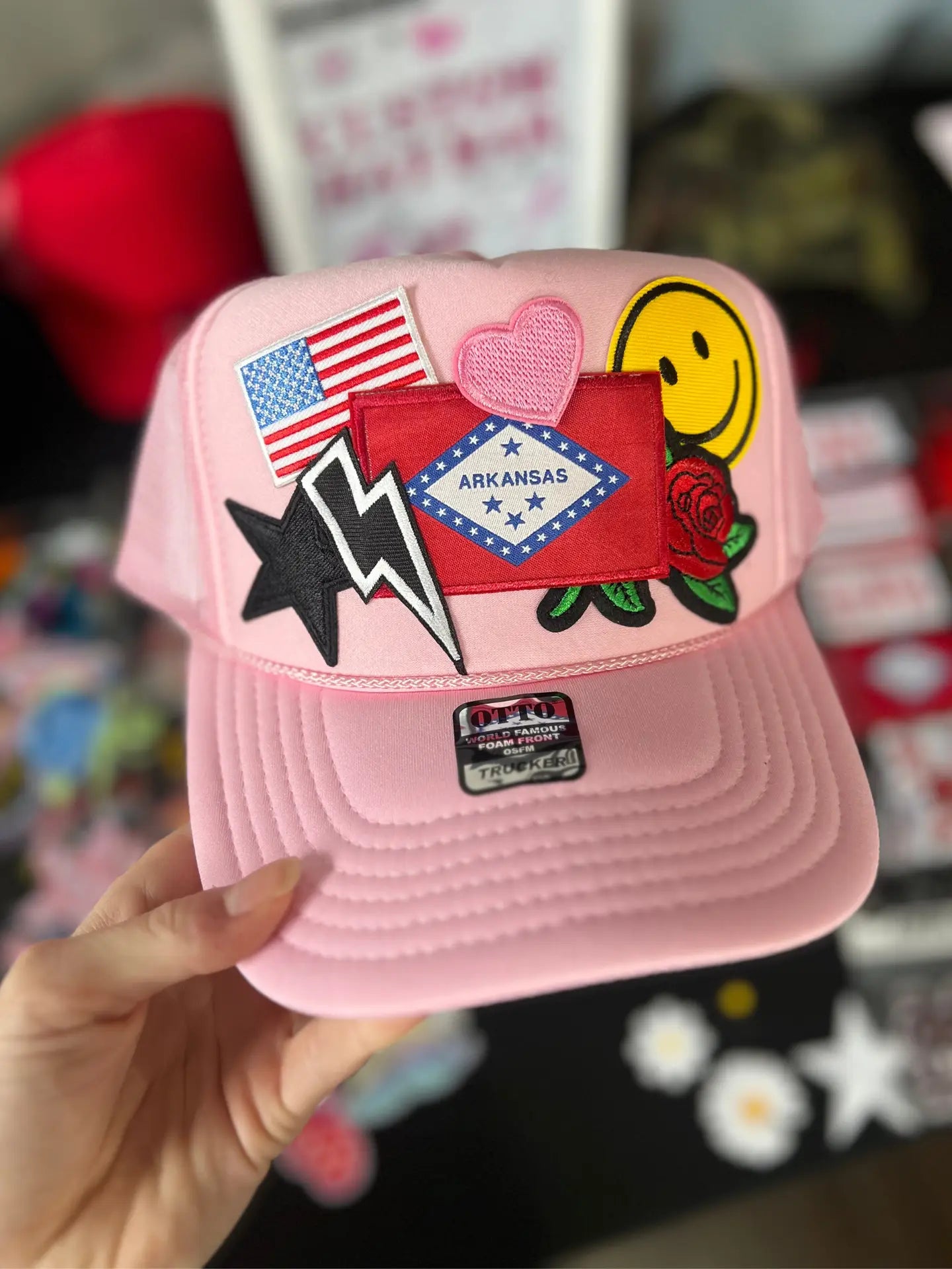 Flag Custom Patch Trucker Hat