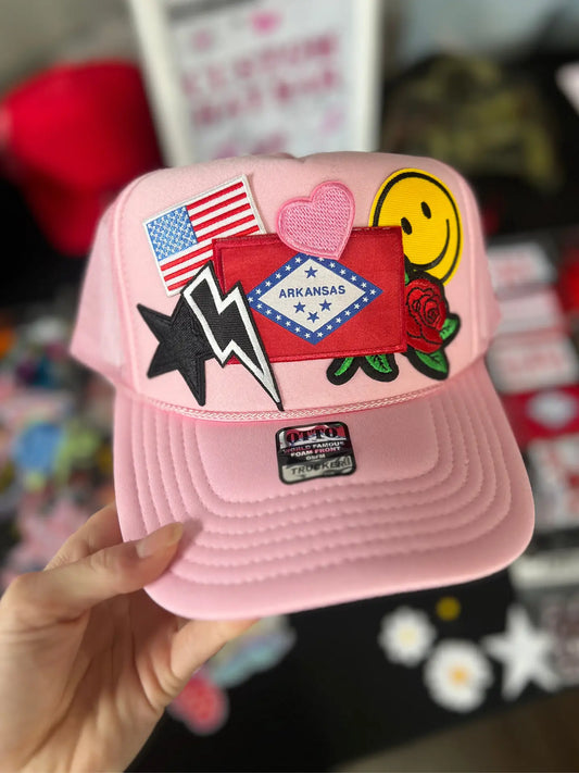 Flag Custom Patch Trucker Hat
