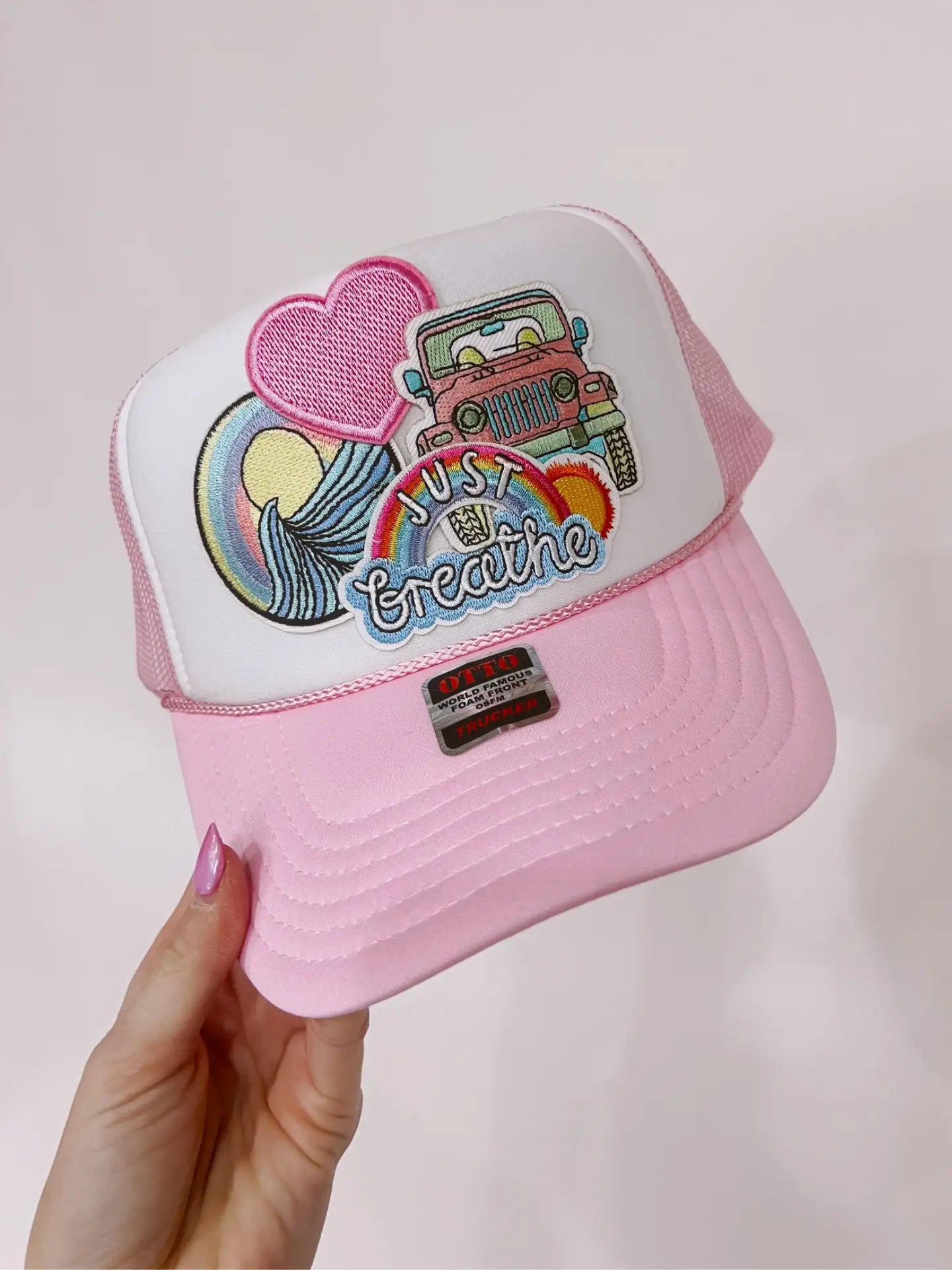 Just Breathe Custom Trucker Hat