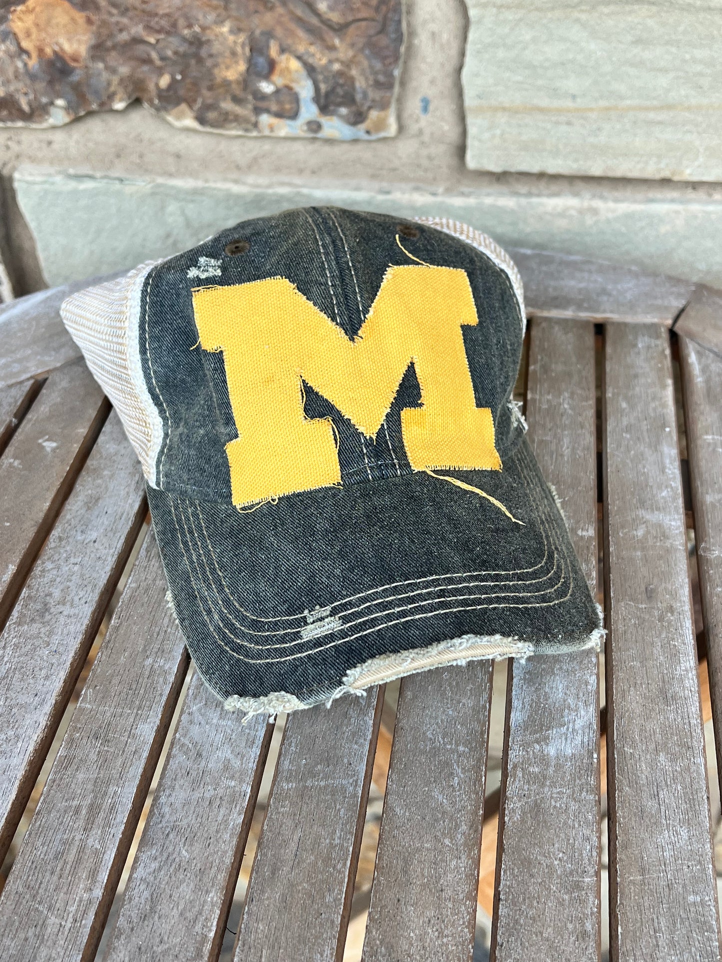 Mizzou Distressed Ball Caps