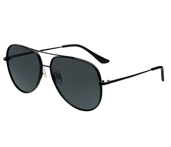 Max Polarized Black Aviator Sunglasses by FREYRS