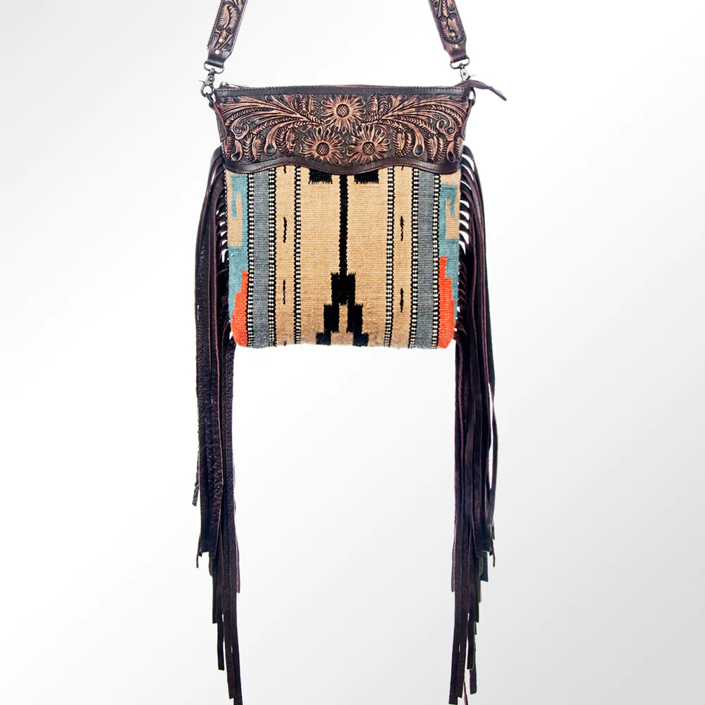 American Darling Patterned Crossbody Messenger Bag