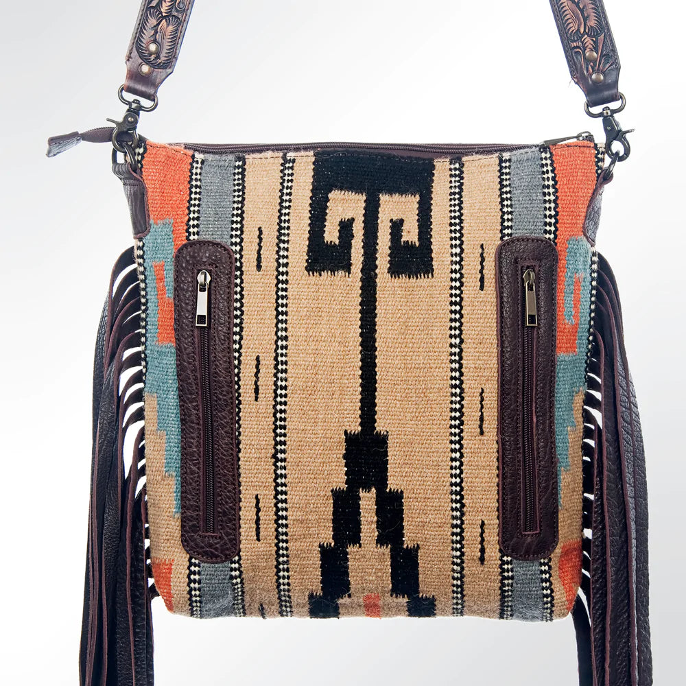 American Darling Patterned Crossbody Messenger Bag