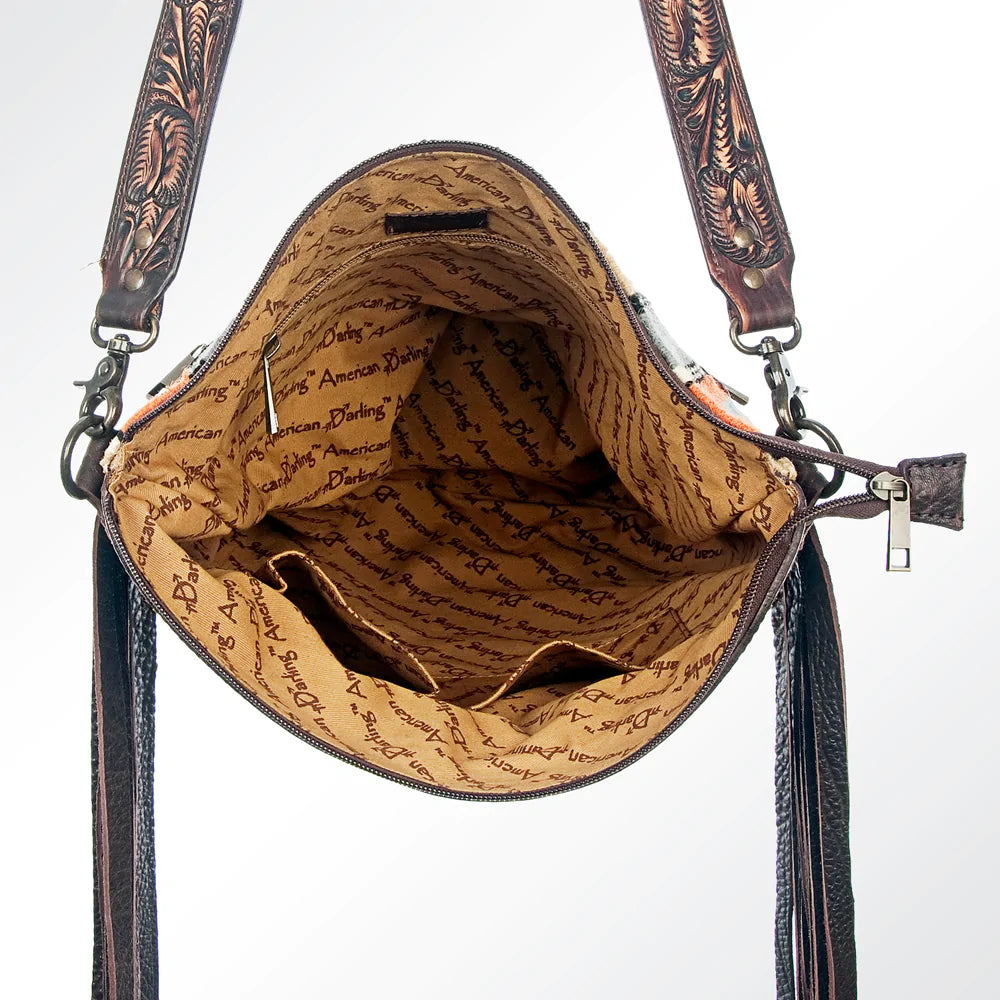 American Darling Patterned Crossbody Messenger Bag