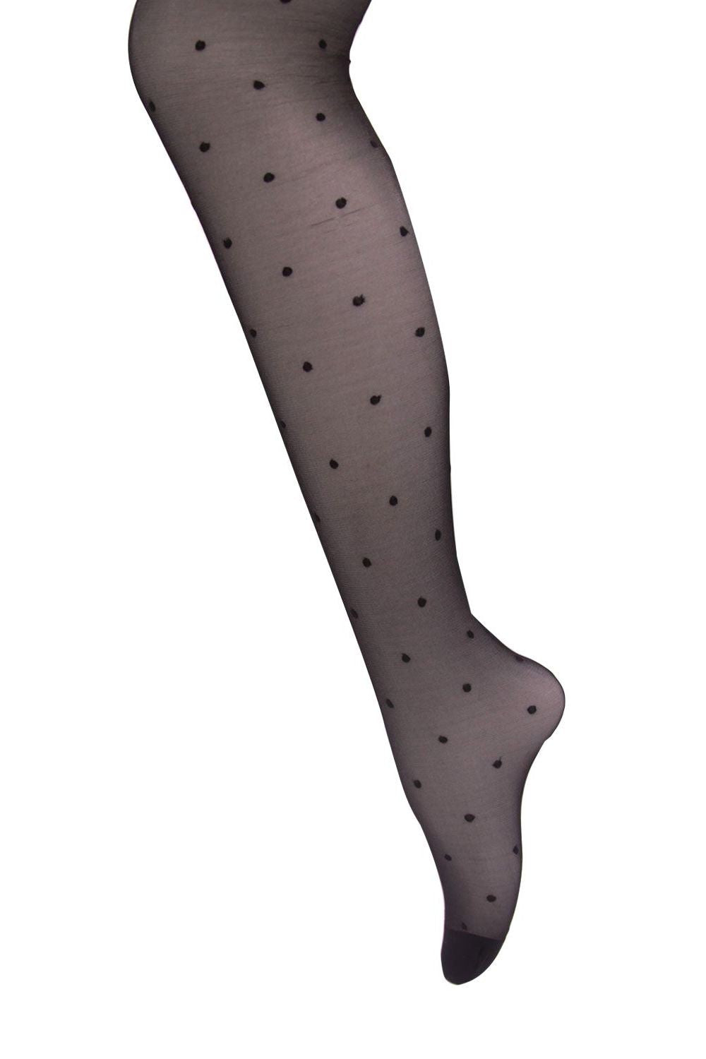 Polka Dot Sheer Tights Pantyhose Fishnet Stocking