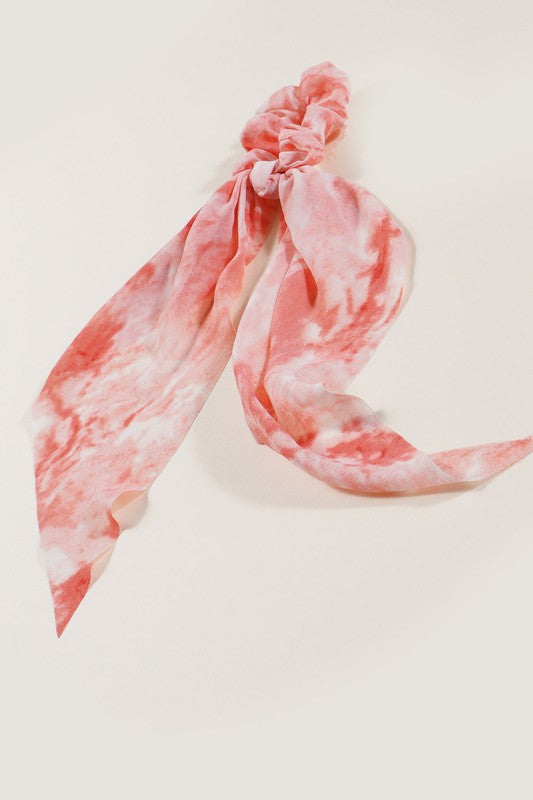 Tie-Dye Scrunchie Scarves