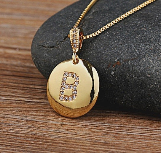 Initial Pendant Necklace