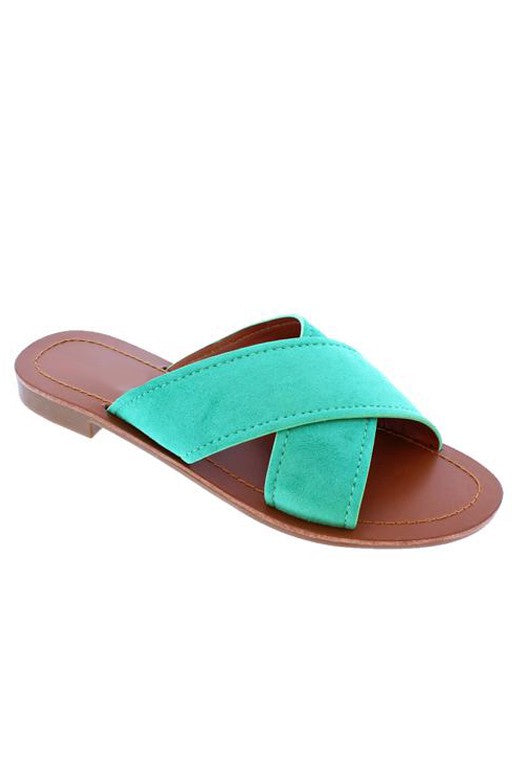 Criss Cross Strap Sandal