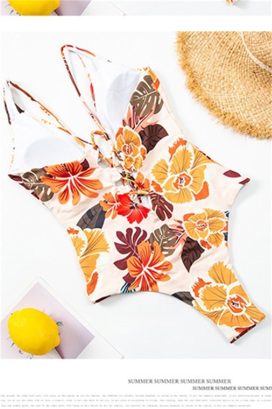 Floral One Piece Swimsuit