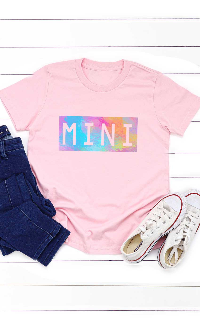 Mini Tie Dye Kids Graphic Tee
