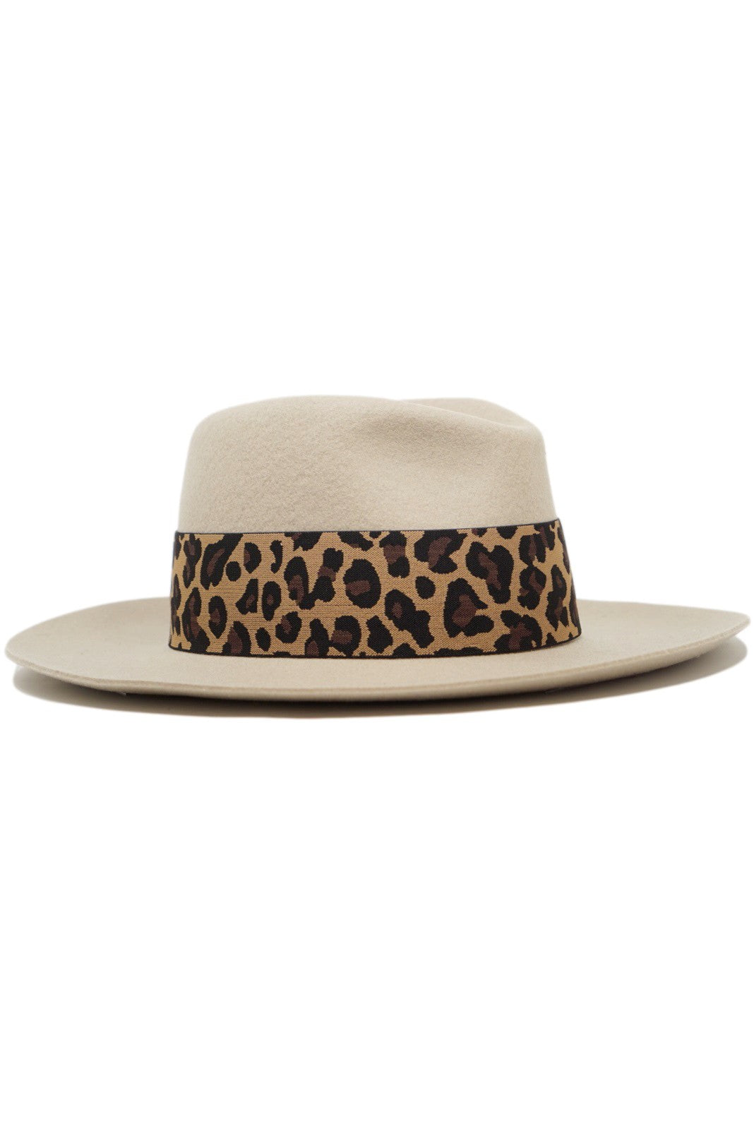 Olive & Pique Wool Felt Rancher Hat - Beige