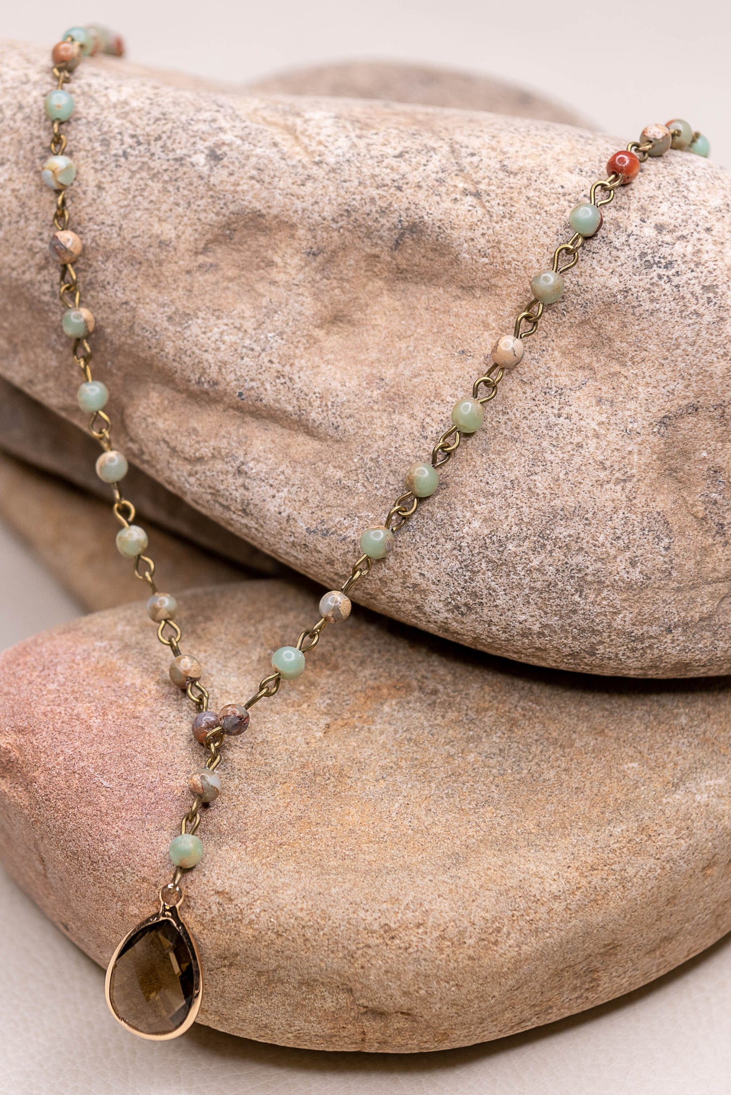 Faye Imperial Jasper Necklace