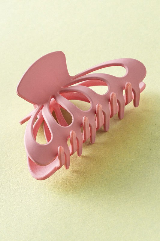 Butterfly Solid Matte Hair Claw Clip