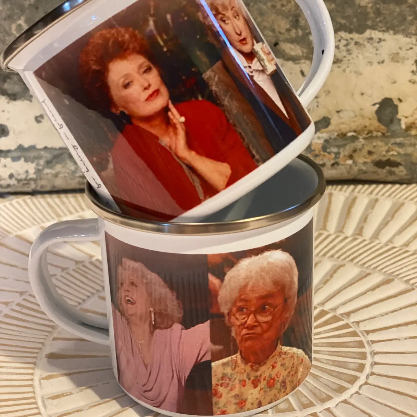 Golden Girls "Thank you for Being a Friend" Metal Coffee Mug