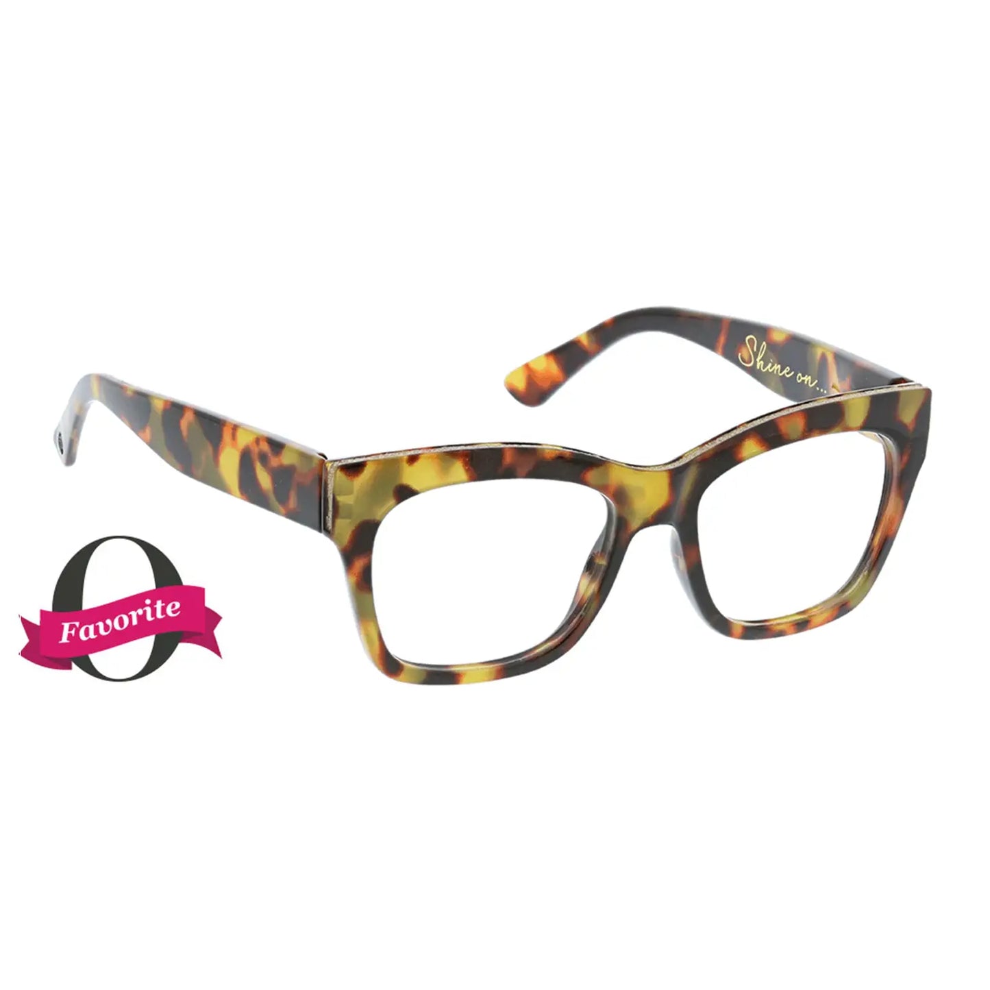 Peepers Shine On Blue Light Reading Glasses - Tortoise