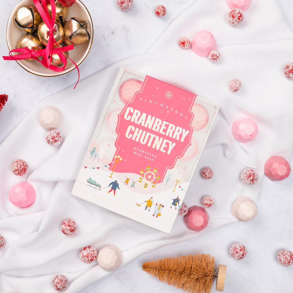 FinchBerry Mini Soaps - Cranberry Chutney