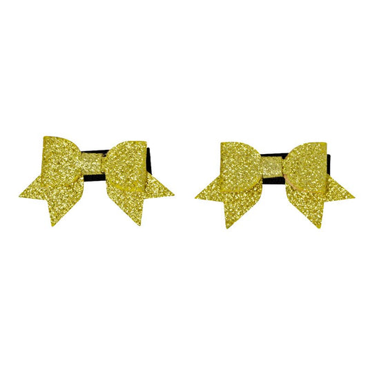 Children's Gold Bows Hair Clip