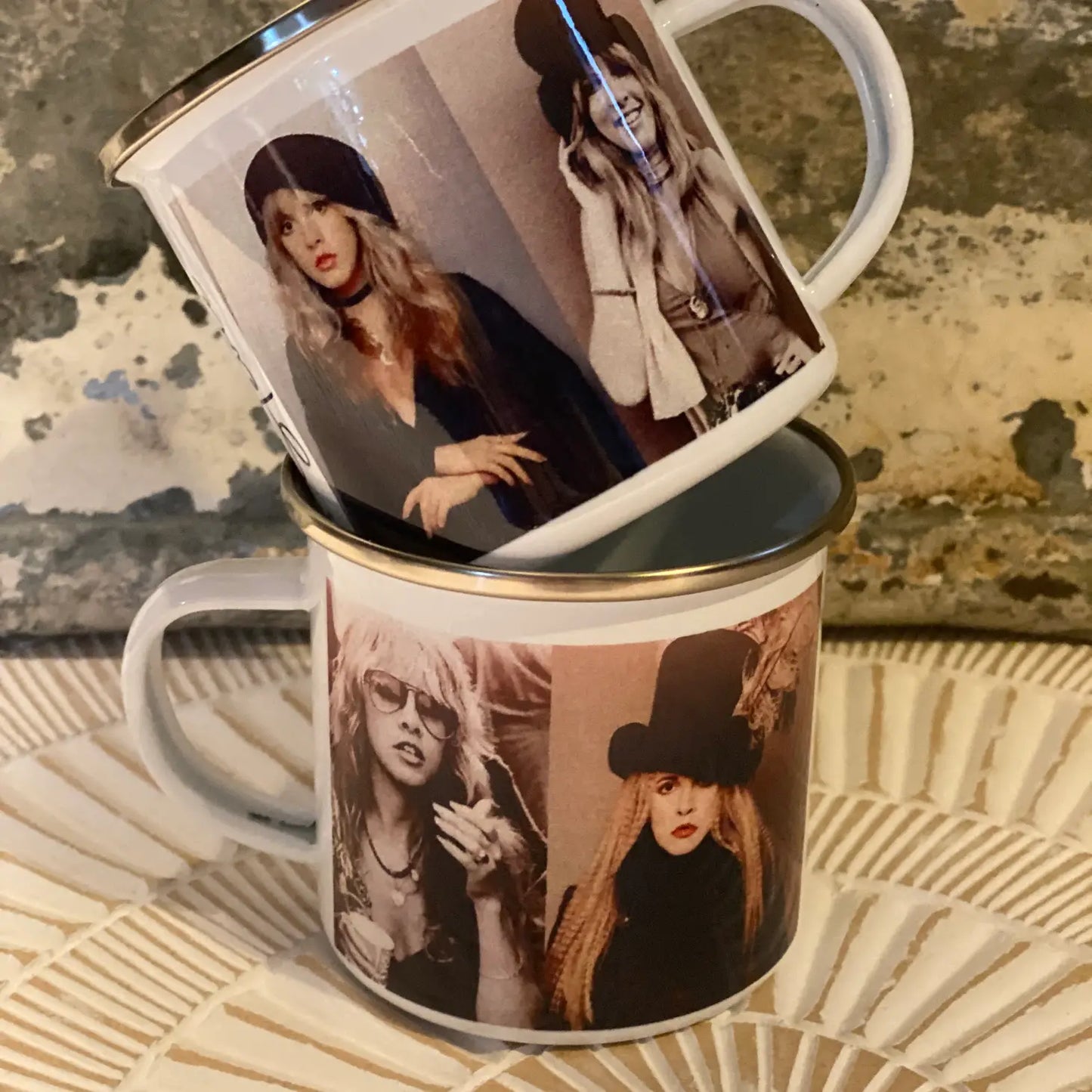 Stevie Nicks Metal Coffee Mug
