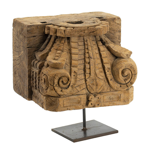 Decorative Pillar Base On Metal Stand