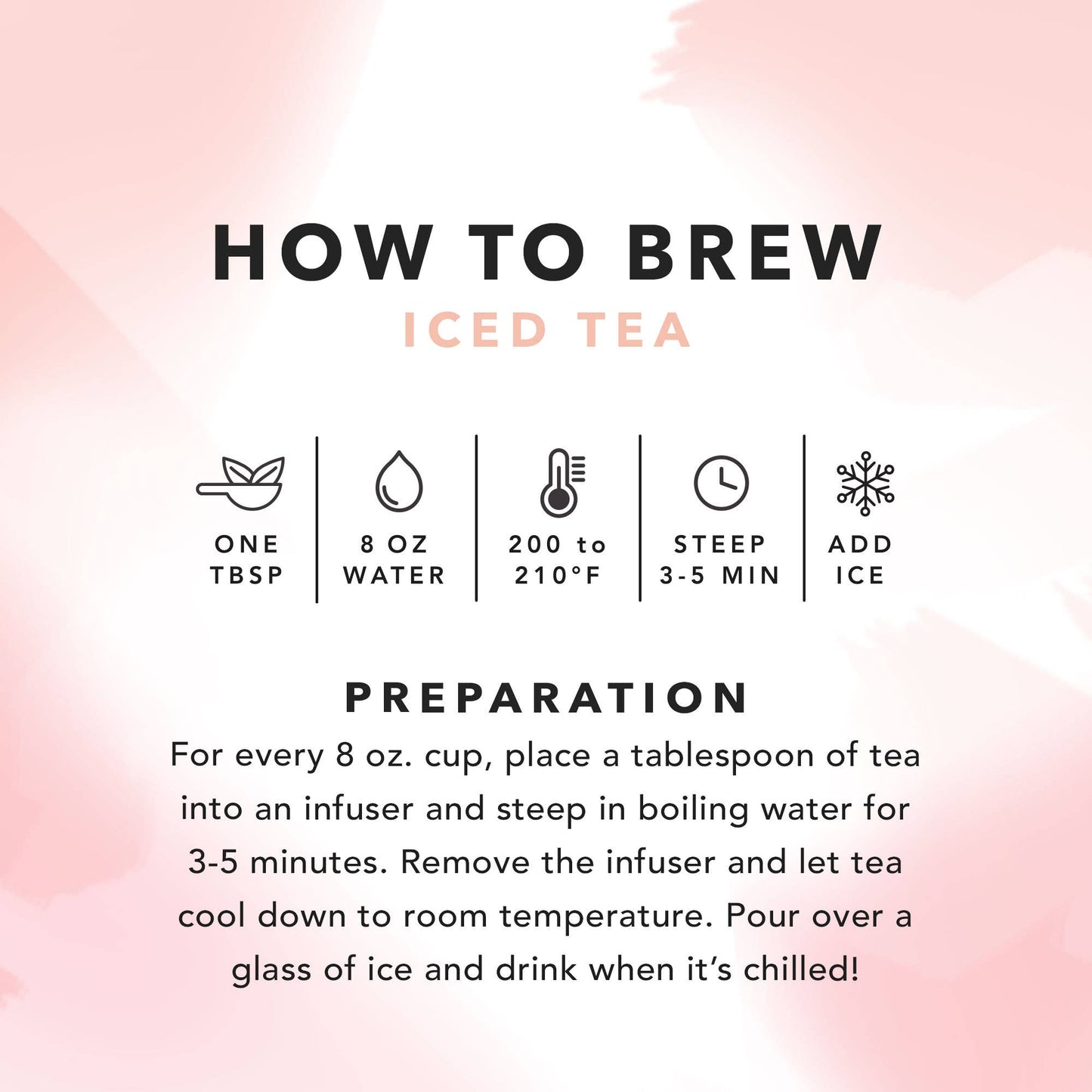 Peach Crisp Loose Leaf Iced Tea Pinky Up®