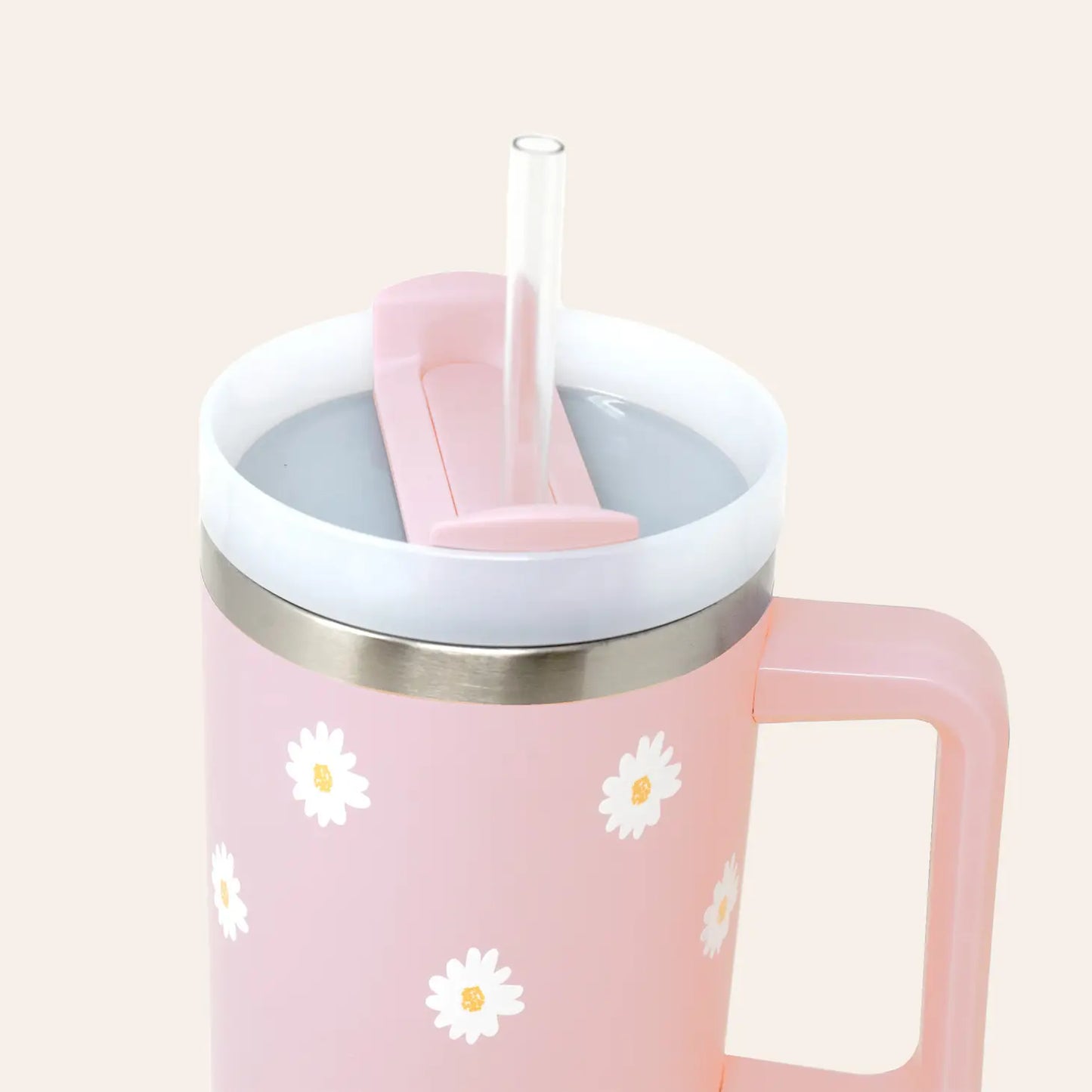 Take Me Everywhere Tumbler - Dancing Daisy Pink