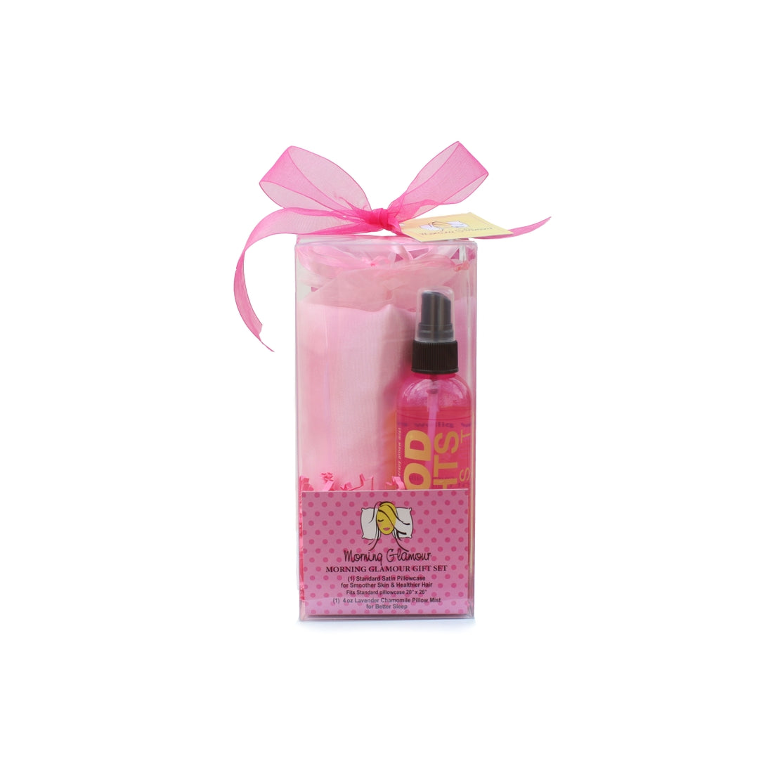 GIFT SET- Pillowcase and Pillow Mist - Pink