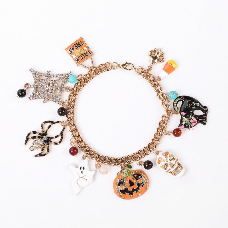 Halloween Multi Pendant Bracelet