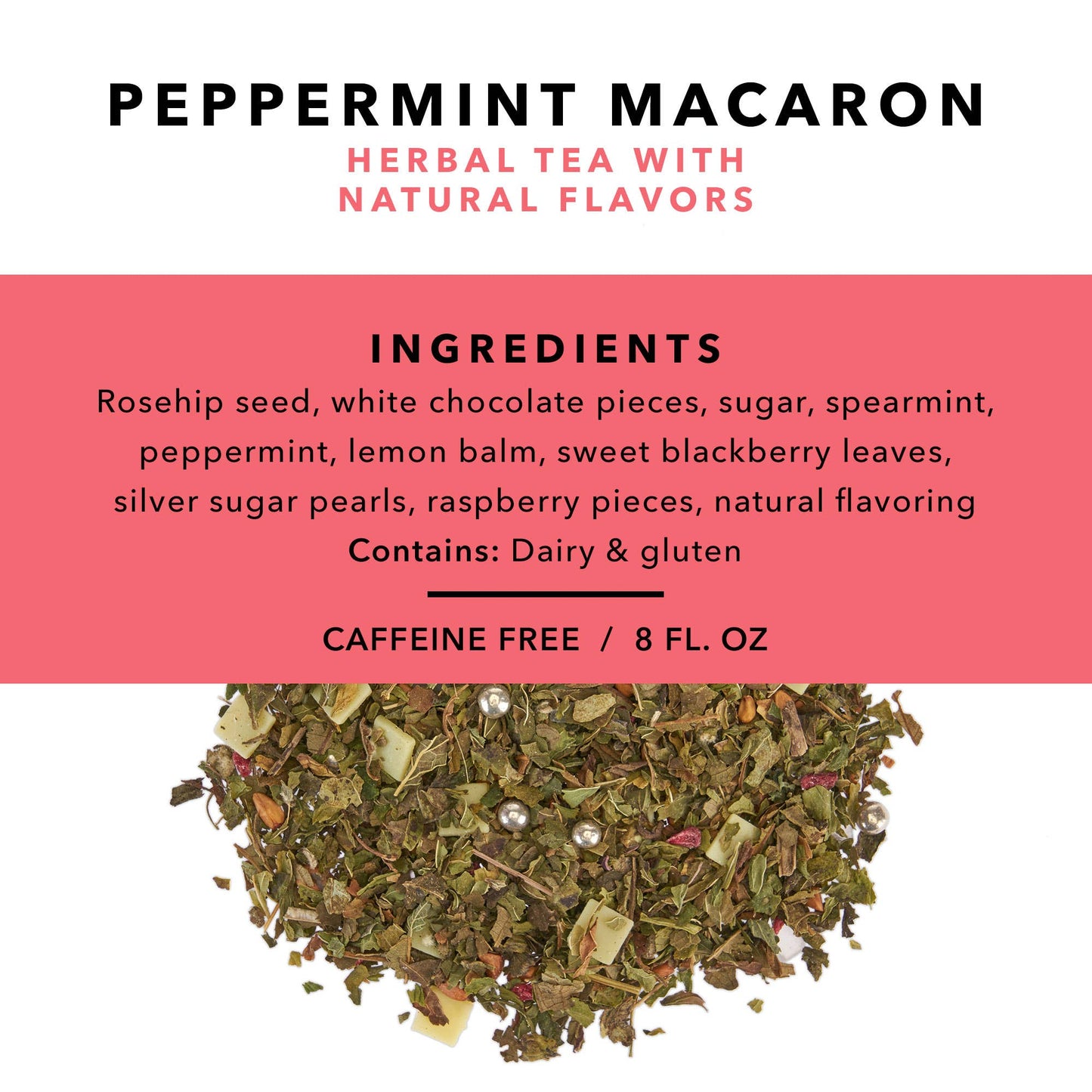 Peppermint Macaron Loose Leaf Tea by Pinky Up®