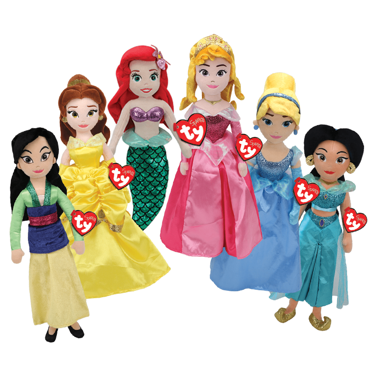Feel Like Royalty with NEW Disney Princess Plush! 