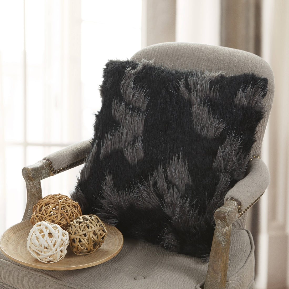 Bur Decorative Throw Pillow Cover