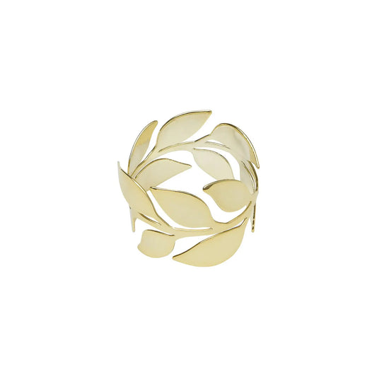 Napkin Ring Gold Leaves