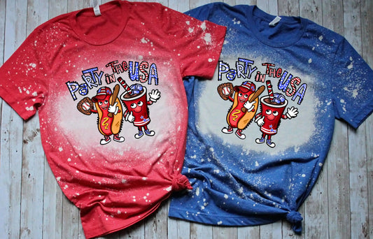 Party in the USA Graphic Tee - NON Bleached