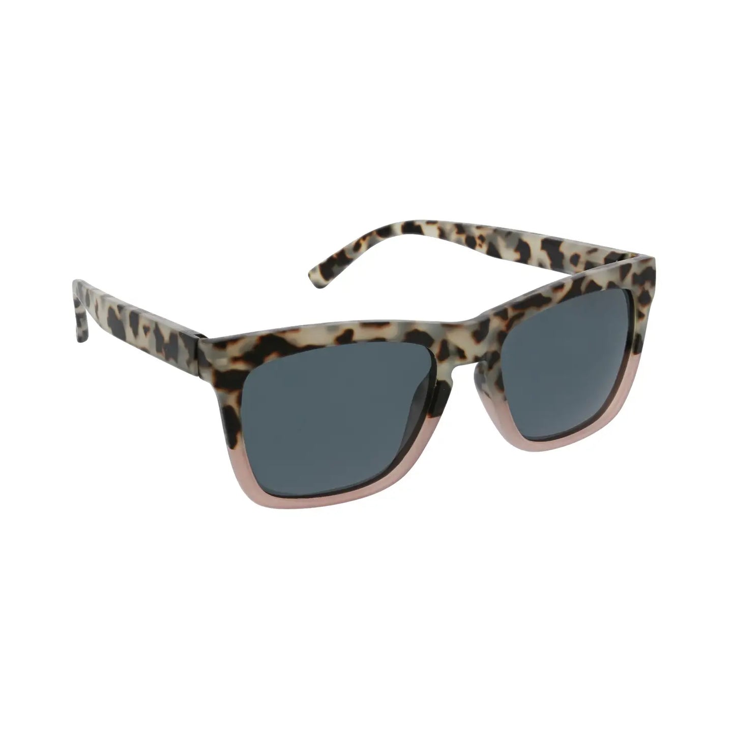 Peepers Cape May Reading Sunglasses - Grey Tortoise/Pink