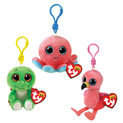 Ty Beanie Coastal Boo Clips