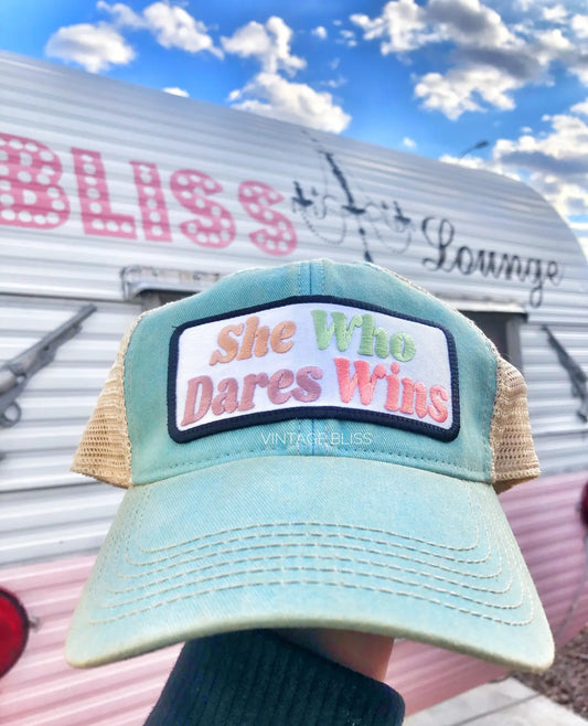 She Who Dares Wins Baseball Hat