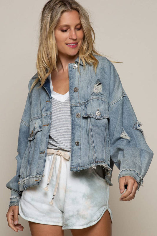 Blondie Sand Blasted Denim Jacket