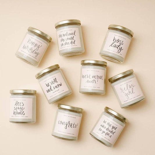 Soy Candles by Sweet Water Decor- 9 oz