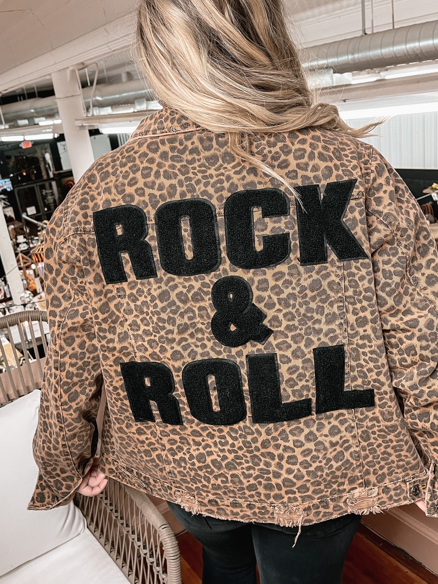 Jaded Gypsy Rock & Roll Jacket - Leopard