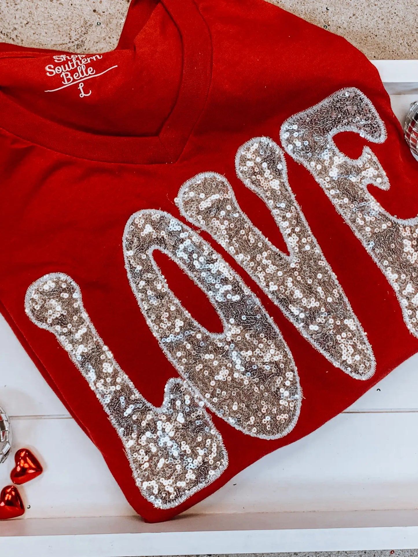 Love Valentine's Day V- Neck Tee