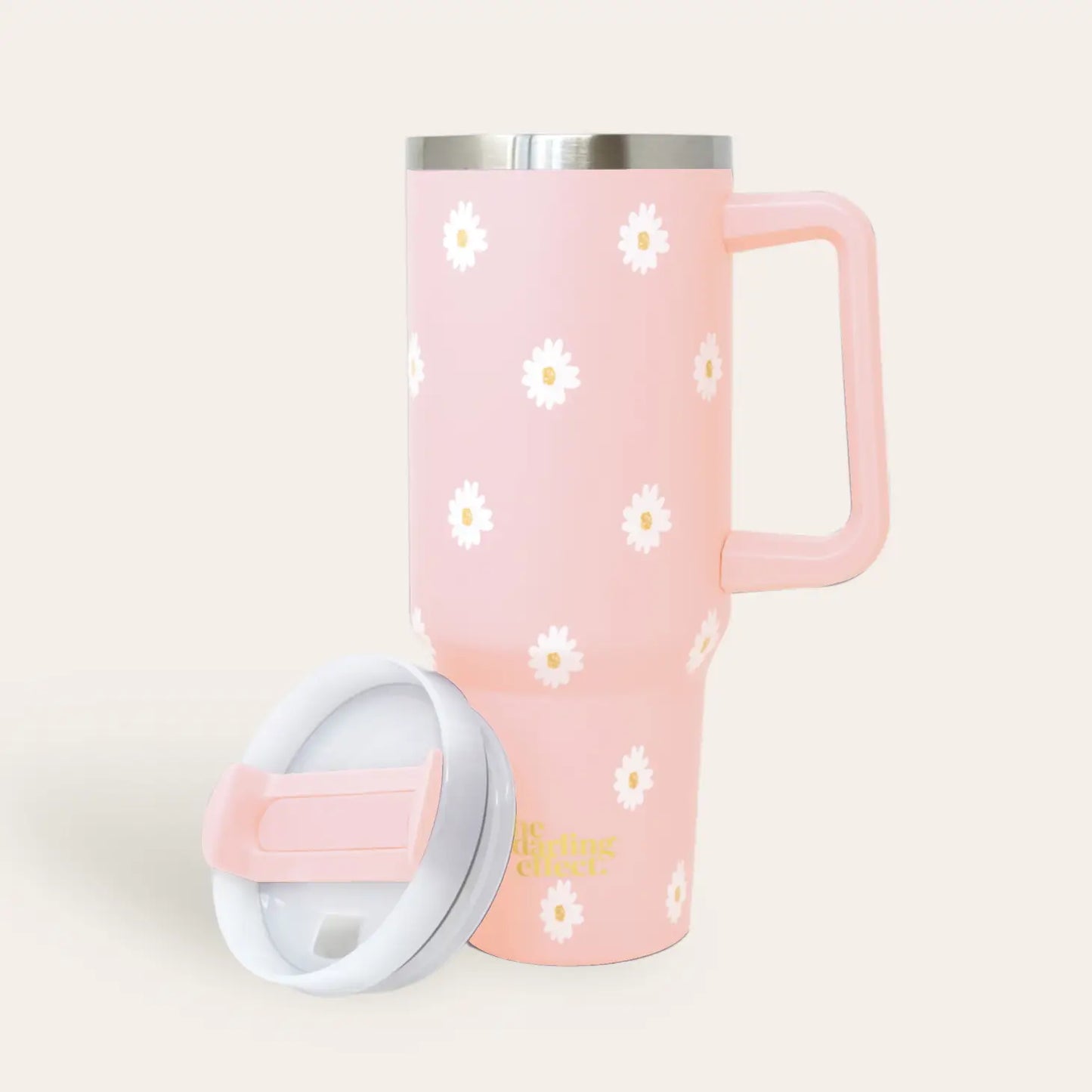 Take Me Everywhere Tumbler - Dancing Daisy Pink