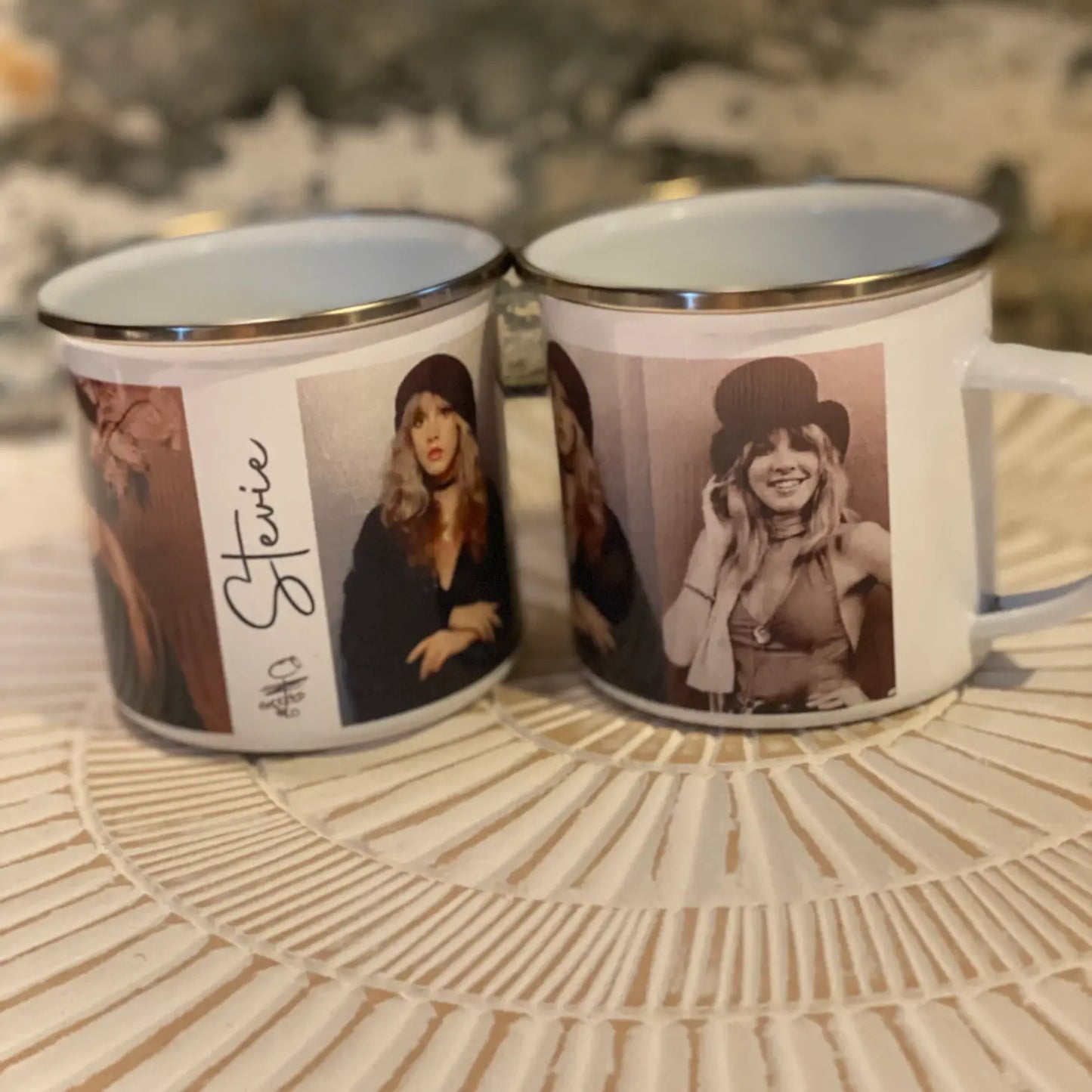 Stevie Nicks Metal Coffee Mug
