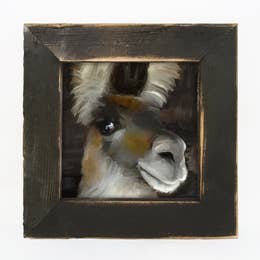 Beth's Llama - Black Frame Small