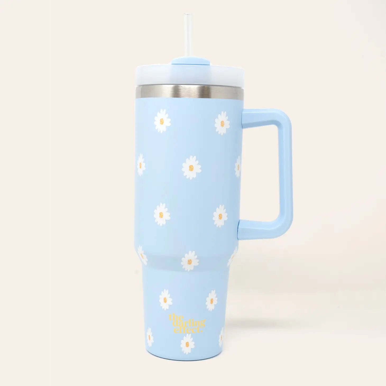 Dancing Daisy Blue Take Me Everywhere Tumbler - 40oz – shopjjune