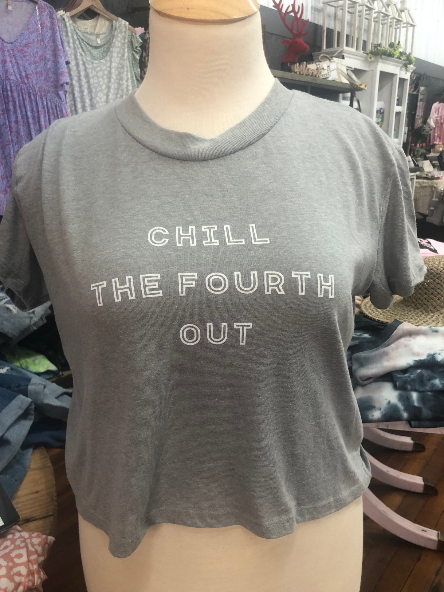 Chill The Fourth Out Graphic Tee
