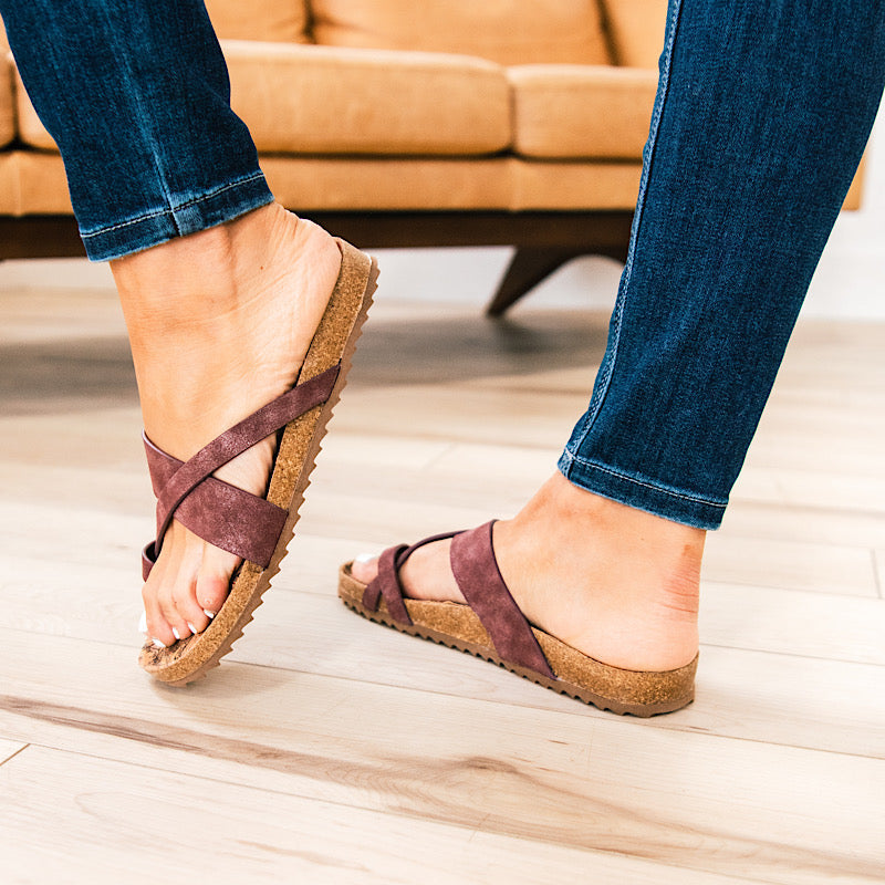 Very G Better Be Me Sandal - Wine